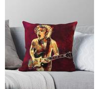 Rising Power Song Pillowcase Polyester Linen Velvet Creative Zip Decor Throw Pillow Case Home Cushion Cover