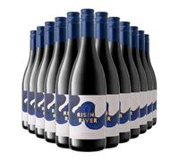 Rising River Pinotage by Rickety Bridge Vineyards 13.5% ABV | Medium-Bodied Smooth Soft South African Red Wine | 12 x 75cl