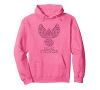 Rising Stronger Phoenix Breast Cancer Awareness Pink Ribbon Pullover Hoodie