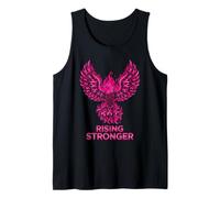 Rising Stronger Phoenix Breast Cancer Awareness Pink Ribbon Tank Top