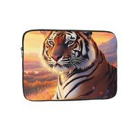 Rising Sun Tiger Laptop Inner Bag, Shockproof and Portable Oxford Cloth Protective Cover Bag, Durable, Suitable for Business Office and Travel