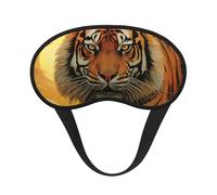 Rising Sun Tiger Sleep Eye Mask for Women Men Soft and Comfortable Sleep Mask Blackout Sleeping Eye Cover for Travel Yoga Nap Shift Work