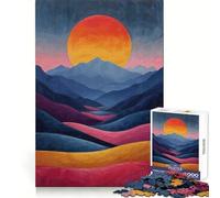 Rising Warmth Jigsaw Puzzles 1000 Piece for Teenagers Strong Logic Toy Mental Relax Clear Edge Stylish Gift (50x75cm)