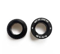 RISINGFIT Olympic Barbell Clamps 2 Inch, Press Lock Quick Release Locking Weight Clips, Black Heavy Duty Barbell Collar Pair for Weightlifting, Fitness, Workout, and Strength Training