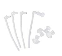Risingmed 18pcs Ear Plug/Eartips/Domes + 6 Universal Sound Tubes Siemens Resound BTE Hearing Aid Aids Eartips Domes (S M L)