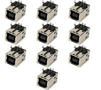 risingsaplings 10pcs USB Type B Connector DIY Sockets