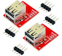 risingsaplings 2pcs Double USB2.0 Adapter Plate