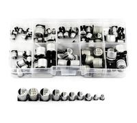 risingsaplings for SMD Capacitor Kits 10 Types 100pcs 1uF 50V, 10uF 16V, 47uF 25V, 47uF 50V, 100uF 35V, 220uF 35V, 220uF 50V, 330uF 10V, 680uF 16V, 1000uF 16V, Each Type 10pcs