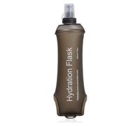 Risipu 500ML Soft Flask Collapsible Running Water Bottle TPU Handheld Folding Hydration Flask for Backpack Hiking Cycling Climbing (Dark Grey)