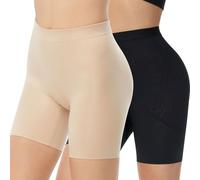 Risipu Anti Chafing Slip Shorts for Women - Ladies Seamless Boxers Underwear, Soft Stretchy Chub Rub Briefs Knickers for Under Dress
