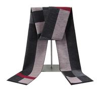 Risipu Mens Scarf Winter Warm Soft Scarf for Men Polyester Grid Comfortable Mens Scarf Winter (Stripe 1)