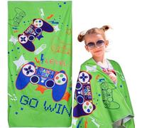 Risipu Mermaid Kids Beach Towel,Beach Swimming Towels for Girls Kids Children's Bath Towel Lightweight Beach Towel Quick Dry Ultra Absorbent Pool Blanket Camping Travel Shower Towel,30" x 60" (Game)