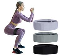 Risipu Resistance Bands for Women, Resistance Bands Set for Workout Hip Glute, Multiple Different Strength Levels - Ideal for Home Gym Yoga (Knitted, 60 90 120 LB)