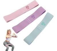Risipu Resistance Bands for Women, Resistance Bands Set for Workout Hip Glute, Multiple Different Strength Levels - Ideal for Home Gym Yoga (Fabric 3 Levels, 20 40 60 LB)