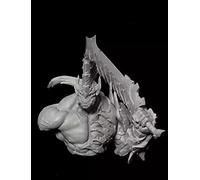 Risjc 1/10 Ancient orc soldier resin figure bust model unpainted and unassembled model kit/33691J