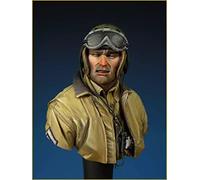 Risjc 1/10 resin bust die-cast model kit of American tank crew of World War II //N65140(Unassembled and unpainted)
