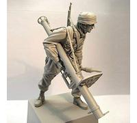 Risjc 1/16 Resin figure soldier model, Normandy war paratrooper gk model World War II military scene //N1744(Unassembled and unpainted)