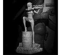 Risjc 1/24 75mm sci-fi female agent resin miniature model unpainted and unassembled model kit-2K7393