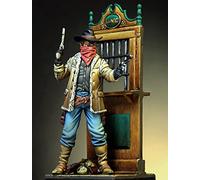 Risjc 1/32 54mm resin figure model American cowboy soldier unassembled and uncolored miniature kit //N8719