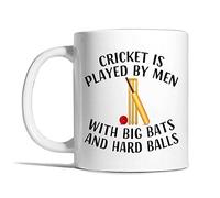 Risk-A Designs Cricket mug, cricketer mug, cricket fan mug, cricket player gift, rude mug, funny sports mug, sporty mug, mens gift, husband gift, best mate gift, son's birthday gift