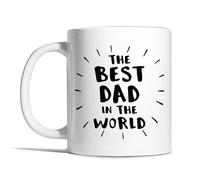 Risk-A Designs The Best Dad in The World Mug, Daddy Gift, Dad Mug, Father Gift, Mens Gift, Parent Gift, Fathers Day Gift