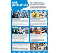 Risk Assessment | Health and Safety Posters | Laminated Gloss Paper 850mm x 594mm (A1) | Health and Safety Office and Commercial Wall Charts | Education Charts by Daydream Education