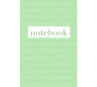 Risk - Gracie Abrams Notebook: 5.25 x 8 in. 100 Pages