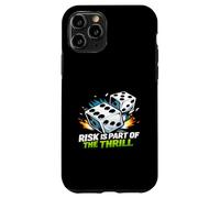 Risk Is Part of The Thrill Dice Craps Casino Gambling Case for iPhone 11 Pro