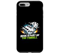 Risk Is Part of The Thrill Dice Craps Casino Gambling Case for iPhone 7 Plus/8 Plus