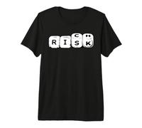 Risk Rich Dice Hustle Entrepreneur Money Dollar Wealth Funny Premium T-Shirt