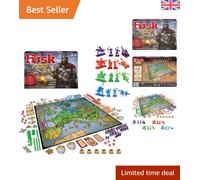 Risk Strategy Board Game - Conquer and Control with 2-4 Players