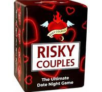 RISKY COUPLES - Super Fun Couples Game for Date Night: 150 Spicy Dares & Questions for Your Partner. Romantic Anniversary & Valentines Gifts. Card Game for Couple