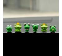 Rislobx Frogs Car Dash Decoration Rear View Mirror Ornament, 6PCS Funny Dashboard Decoration Cute Car Accessories