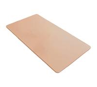rismart Elastic Tablecloth Pu Leather Rectangular Waterproof Oil-Proof Table Cover Cloth Brown,90 x 140 cm