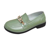 rismart Women's Waterproof Garden Shoes Slip on Outdoor Indoor Work Water Bootie Green, 2.5 UK