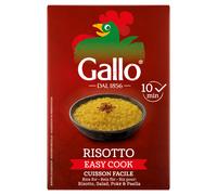 Riso Gallo Easy Cook Rice 500 g (Pack of 1) - Foolproof Parboiled Rice, Always Al Dente, Ready in 10 Minutes for Easy, Delicious Meals