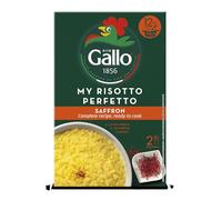 Riso Gallo My Risotto Perfetto Vegetarian Saffron, 175 g (Pack of 6)