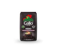 Riso Gallo Nero, Vegan Black Wholegrain Rice, Premium Gourmet Quality with Rich & Nutritious Whole Grain, 500 g (Pack of 1)