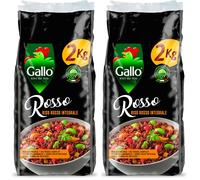 Riso Gallo Vegan Rosso Red Wholegrain Rice 2kg Pack of 2