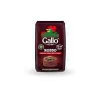 Riso Gallo Vegan Rustico Rosso Fragrant Red Rice, From Sustainable Agriculture,500 g (Pack of 1)