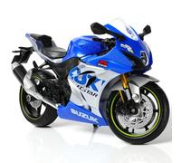 Risopen 1/12 compatible for Suzuki 1000R Motorbike Model Toy Mini Alloy Metal Diecast Blue Motorcycle Toy Sport Racing Model Collection Gift for Men Kid Boy (blue)