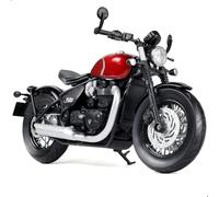 Risopen 1:12 Motorbike Toy Compatible for Triumph Bobber Bonneville Motorbike Model Diecast Alloy Motorcycle Model Classic British Moto Toy for Adult (Red)