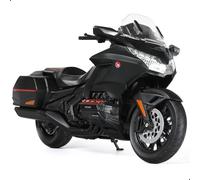 Risopen 1:12 Motorcycle Model Compatible for Honda Glodwing Alloy Diecast Motorcycle Model Toy Mini Moto Gift (Black)