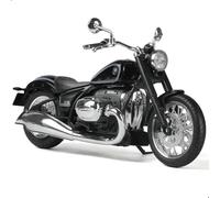 Risopen 1/12 Motorcycle Model Toy Compatible for BMW R18 Alloy Die-cast Motorcycle Model for Welly No Assembly Required Mini Racing Moto Collection Gift for Adult （Black）