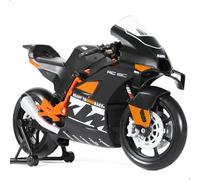 Risopen 1:12 Motorcycle Model Toy for RC 8C Metal Die-Cast with Plastic Model compatible for Welly No Assembly moto Gift for Adult (Black)