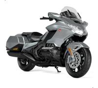 Risopen 1:12 Scale Diecast Motorcycle Model Compatible with Honda Goldwing Alloy Motorcycle Toy Mini Motorcycle Gift (Gray)