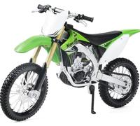 Risopen 1:12 Scale Dirt Bike compatible for Kawasaki KX450F Motorcycle Model Mini Supercross Motorcross Moto Model Collection or Gift for Adult Kid Boy (Green)