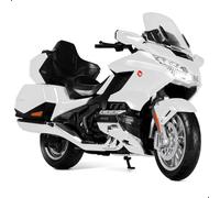 Risopen 1:12 Scale Honda Goldwing Motorcycle Model - Alloy Diecast Mini Toy Gift (White)