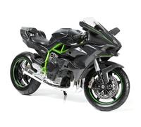 Risopen Compatible for 1:12 Kawasaki Ninja H2R Motorcycle Model,Model Motorcycle, Toy Car, Motor Collection, Gift Black