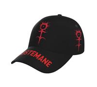 RISPENT Unisex Ghoste Singer Mane Eric Music Whitney Baseball Cap Full-Coverage Printed Stylish Curved Brim Cap All-Season Essential for Every Adventure Multicoloured One Size